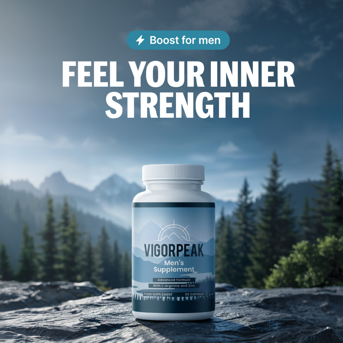 VigorPeak Supplement Bottles