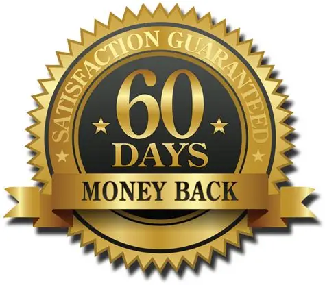 60-Day Money Back Guarantee Seal